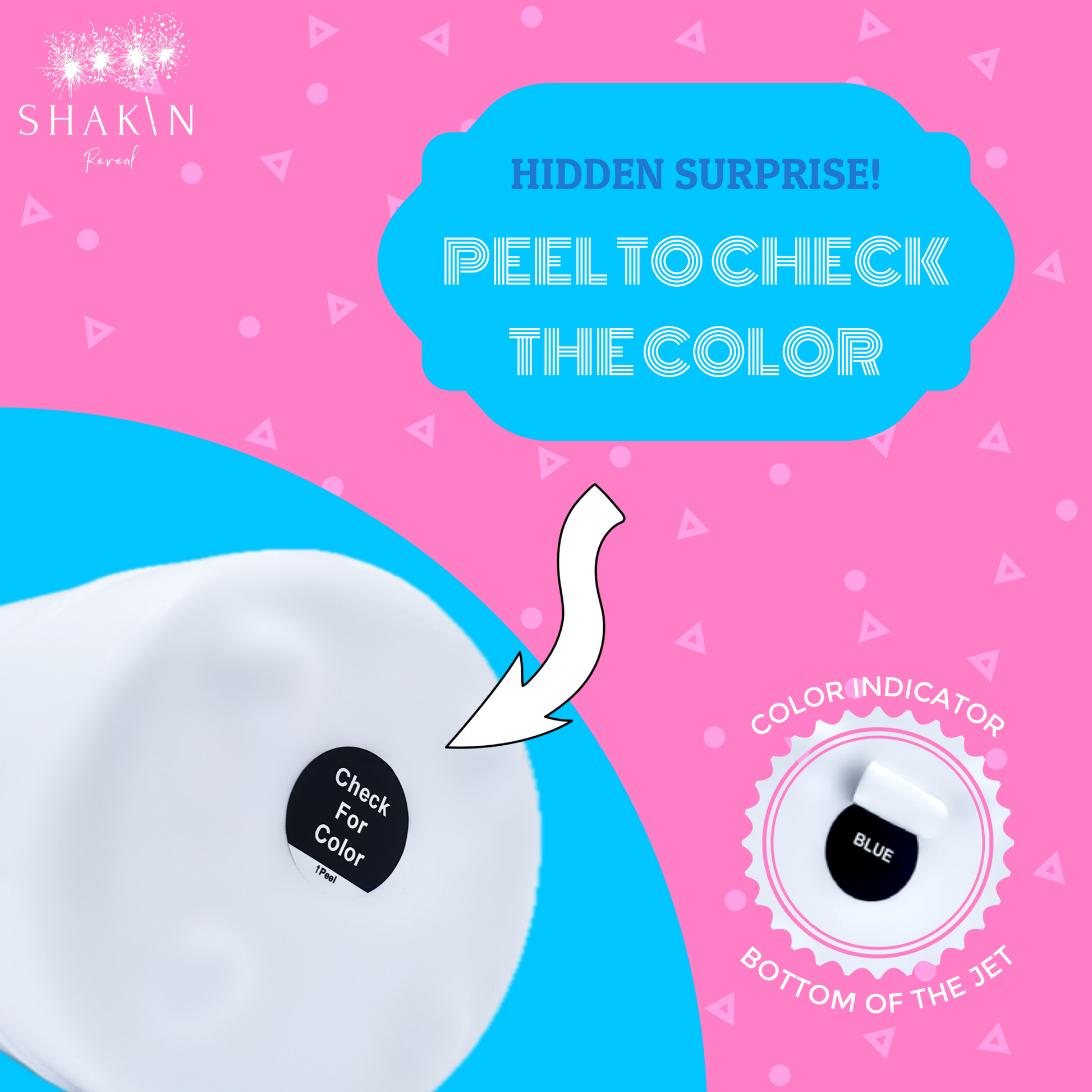 Medium Blue Gender Reveal Extinguisher | Powder Effect