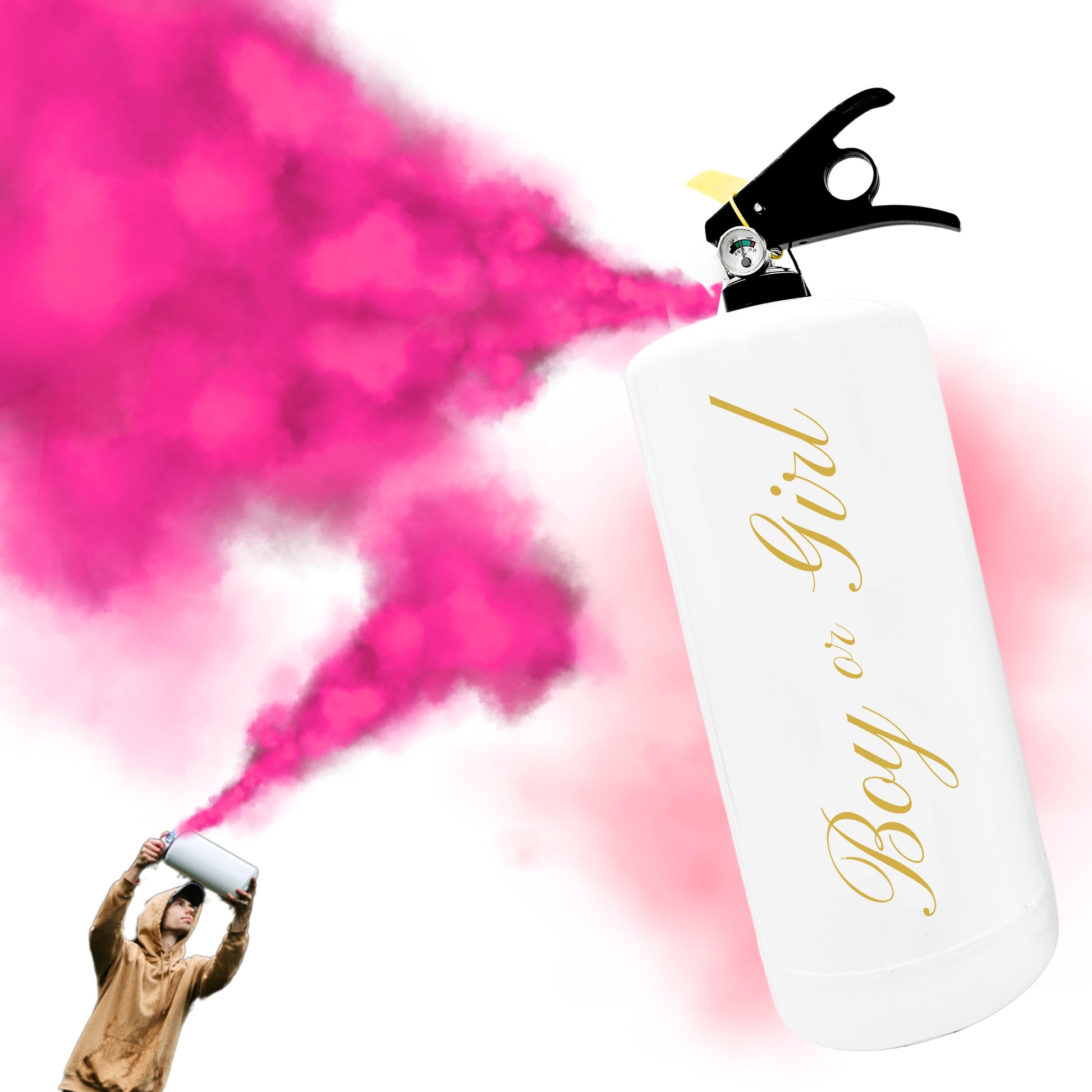 Large Extinguisher – PINK | Gender Reveal Powder Blast