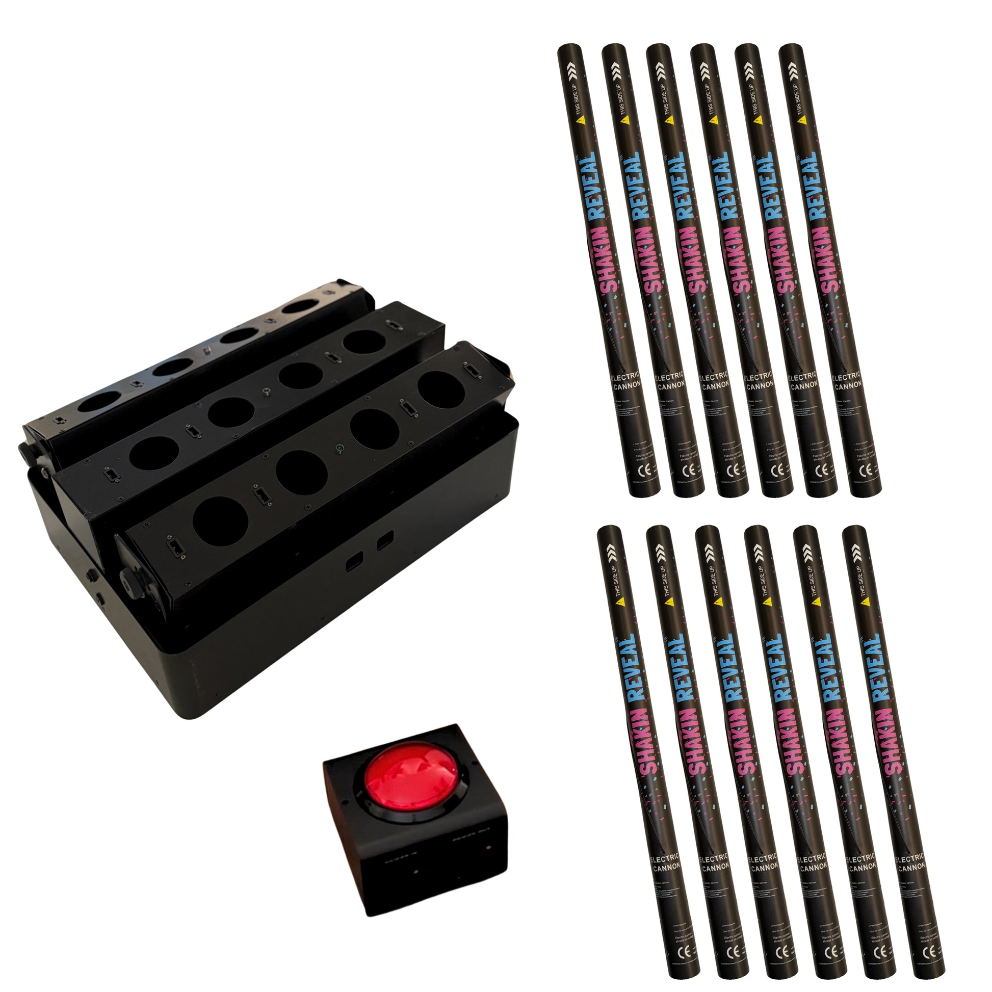 12 Automatic Confetti Cannon Rental for Gender Reveal