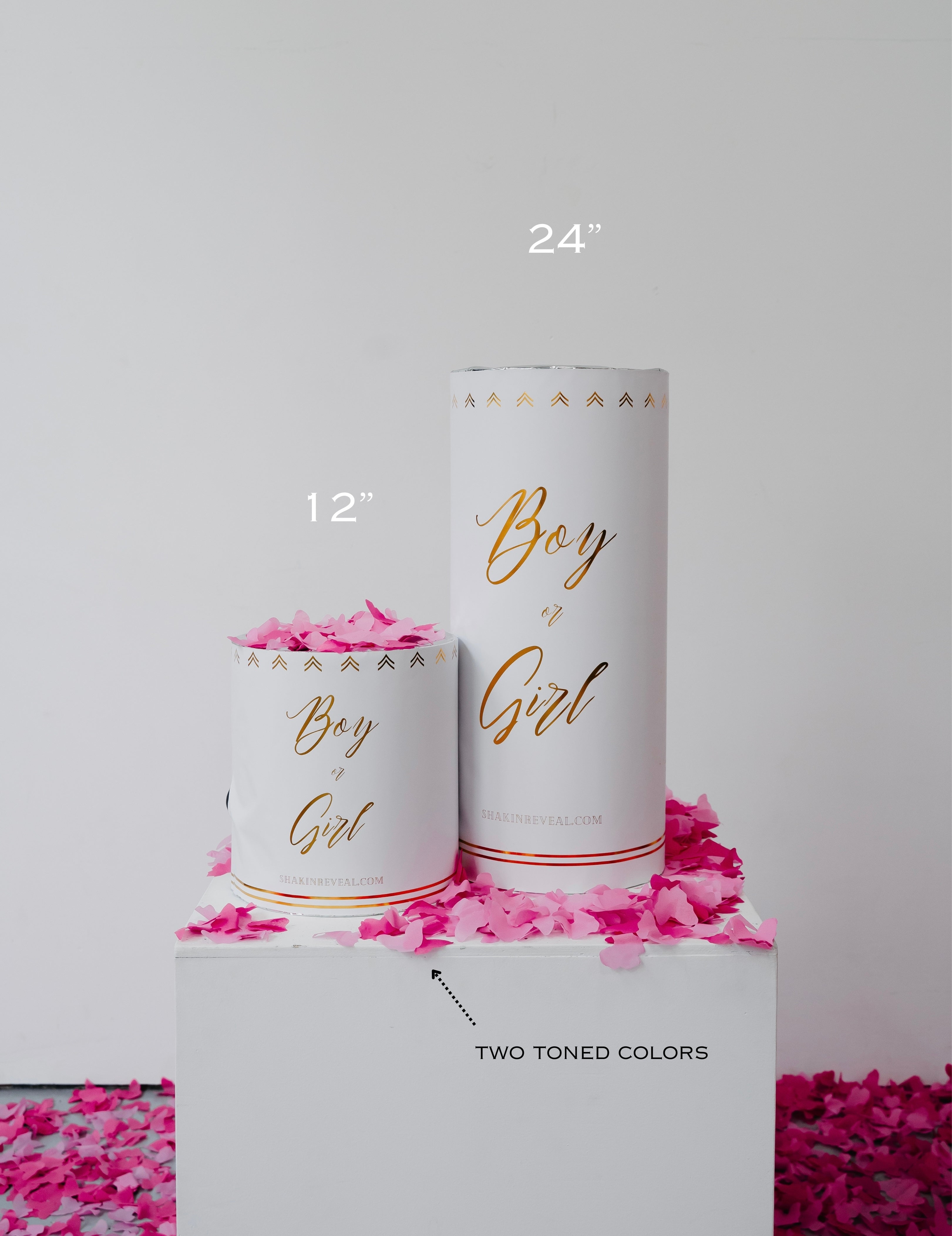 Automatic Confetti Smoke Cannons for Gender Reveal Party