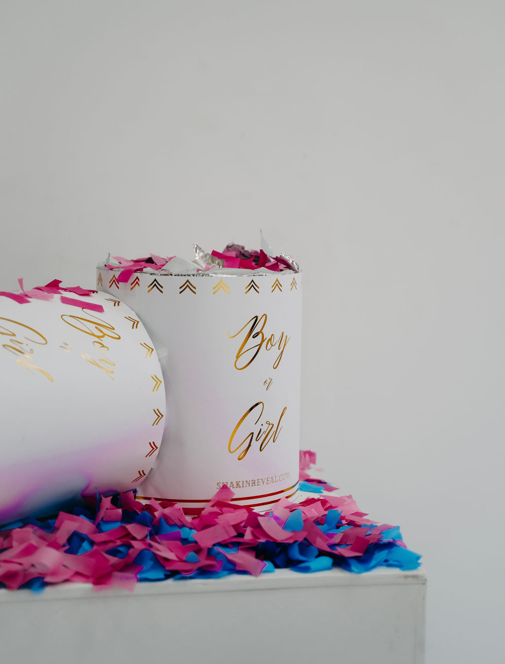 12” Wireless Confetti Box for Gender Reveal Party
