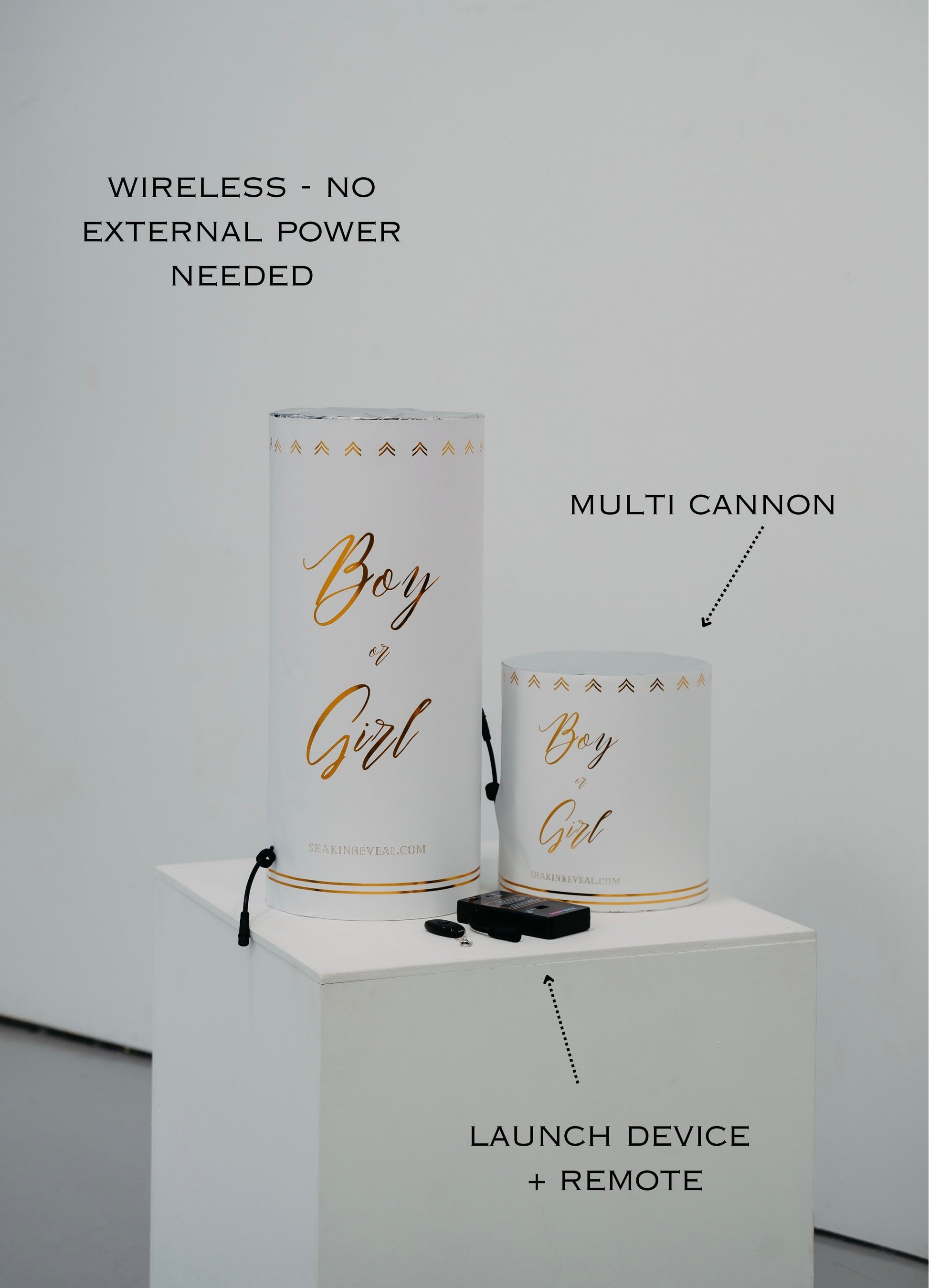 12” Auto Wireless Confetti Box